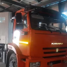  Установка кондиционера Климатик на КАМАЗ с камминзким двигателем 
